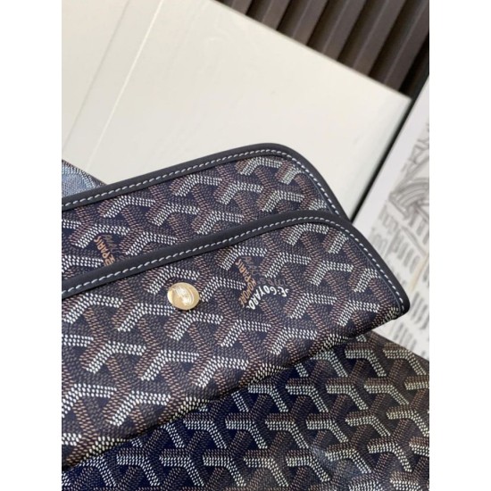 Premio Replica Borse tote Goyard Saint Louis PM/GM Spalmata Goyardine Nero False Online