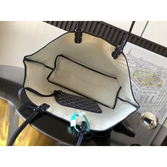 Premio Replica Borse tote Goyard Saint Louis PM/GM Spalmata Goyardine Nero False Online