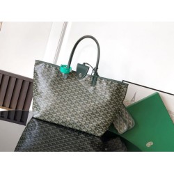 Premio Replica Borse tote Goyard Saint Louis PM/GM Spalmata Goyardine verde False Online
