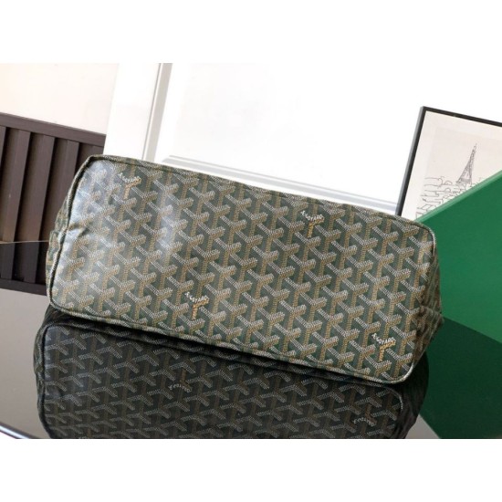 Premio Replica Borse tote Goyard Saint Louis PM/GM Spalmata Goyardine verde False Online
