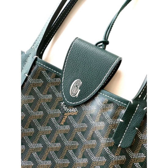 Premio Replica Borse tote Goyard Saint Louis PM/GM Spalmata Goyardine verde False Online