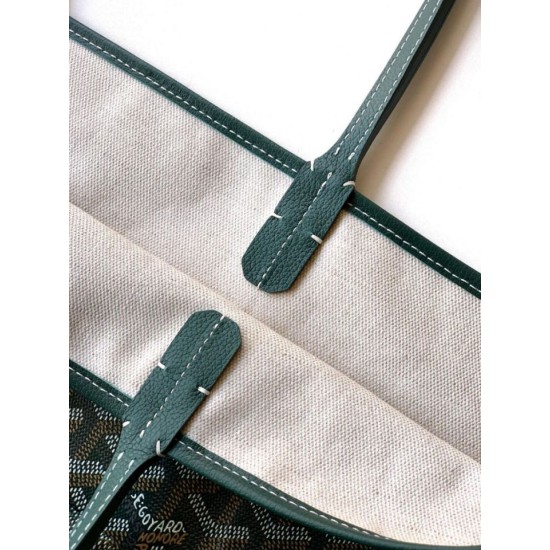 Premio Replica Borse tote Goyard Saint Louis PM/GM Spalmata Goyardine verde False Online