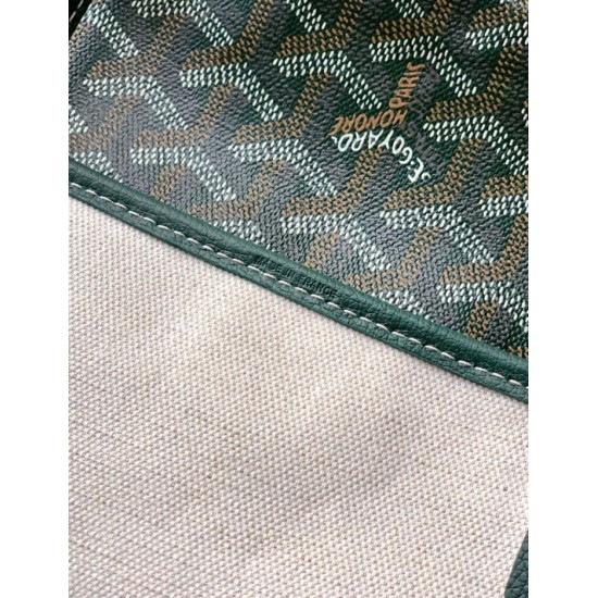 Premio Replica Borse tote Goyard Saint Louis PM/GM Spalmata Goyardine verde False Online