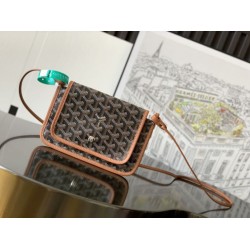 Premio Replica Pochette Goyard Plumet con iniziali Marrone False Online