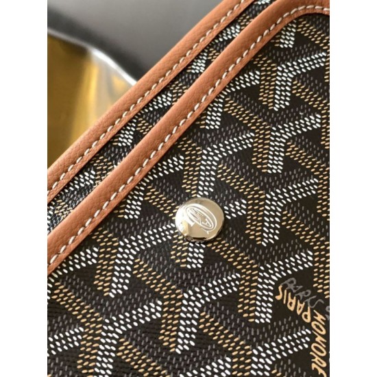 Premio Replica Pochette Goyard Plumet con iniziali Marrone False Online