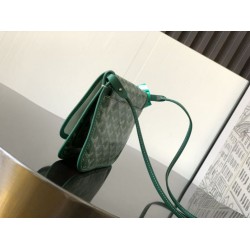 Premio Replica Pochette Goyard Plumet con iniziali Verde False Online