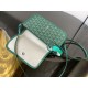 Premio Replica Pochette Goyard Plumet con iniziali Verde False Online