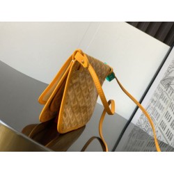 Premio Replica Pochette Goyard Plumet con iniziali Giallo False Online