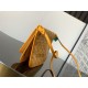 Premio Replica Pochette Goyard Plumet con iniziali Giallo False Online