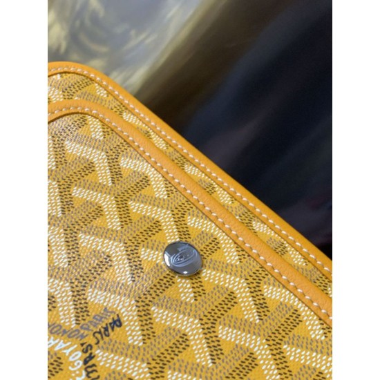 Premio Replica Pochette Goyard Plumet con iniziali Giallo False Online