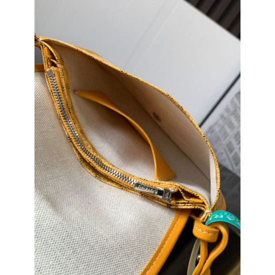 Premio Replica Pochette Goyard Plumet con iniziali Giallo False Online