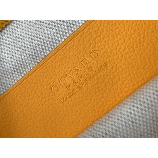 Premio Replica Pochette Goyard Plumet con iniziali Giallo False Online