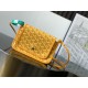 Premio Replica Pochette Goyard Plumet con iniziali Giallo False Online