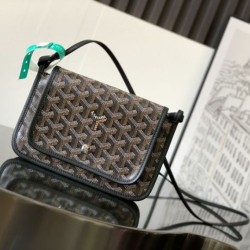 Premio Replica Pochette Goyard Plumet con iniziali Nero False Online