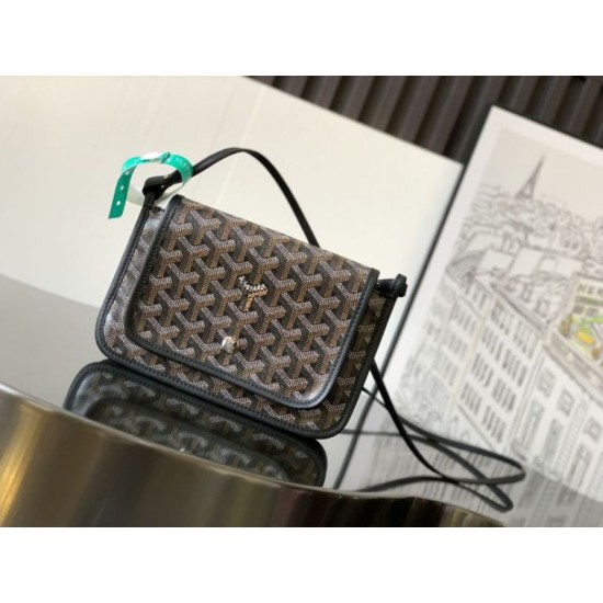 Replica Pochette Goyard Plumet con iniziali Nero Imitazione Outlet Clone Premio Replica Pochette Goyard Plumet con iniziali Nero False Online