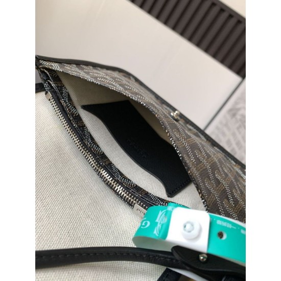 Replica Pochette Goyard Plumet con iniziali Nero Imitazione Outlet Clone Premio Replica Pochette Goyard Plumet con iniziali Nero False Online