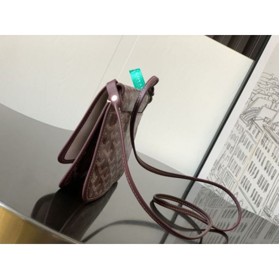 Premio Replica Pochette Goyard Plumet con iniziali Bordeaux False Online