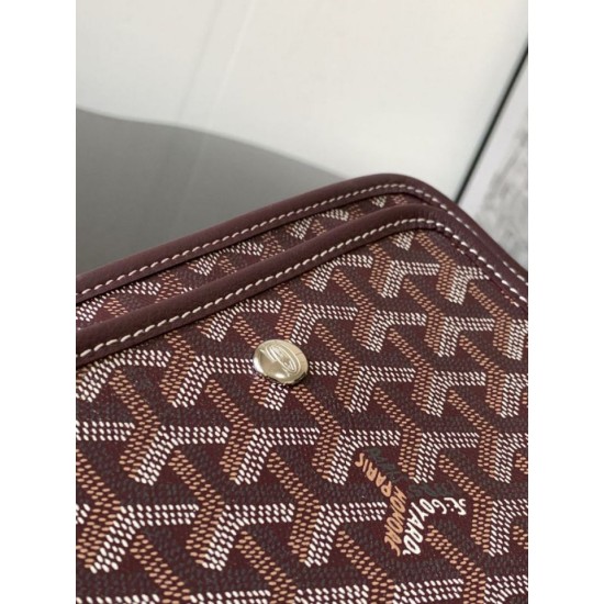 Premio Replica Pochette Goyard Plumet con iniziali Bordeaux False Online