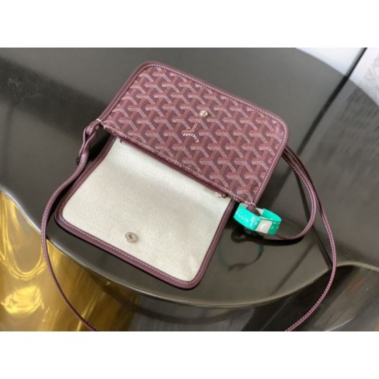 Premio Replica Pochette Goyard Plumet con iniziali Bordeaux False Online
