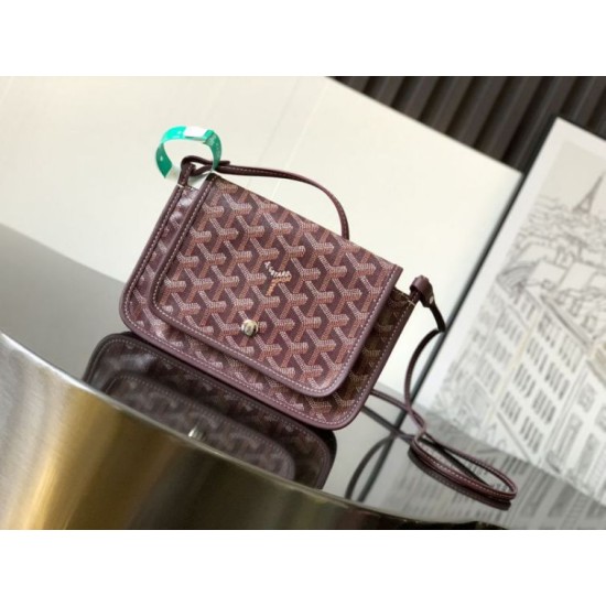 Premio Replica Pochette Goyard Plumet con iniziali Bordeaux False Online