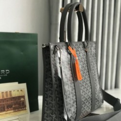 Premio Replica Borse portadocumenti Goyard Morvan PM Grigio False Online
