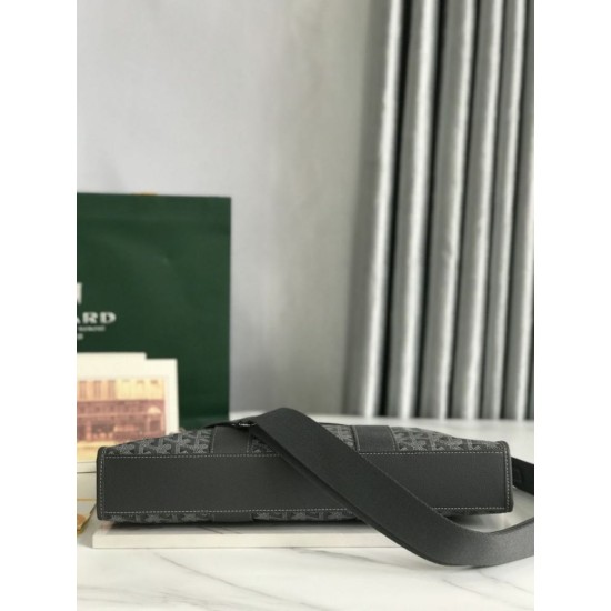 Premio Replica Borse portadocumenti Goyard Morvan PM Grigio False Online