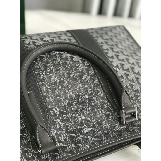 Premio Replica Borse portadocumenti Goyard Morvan PM Grigio False Online