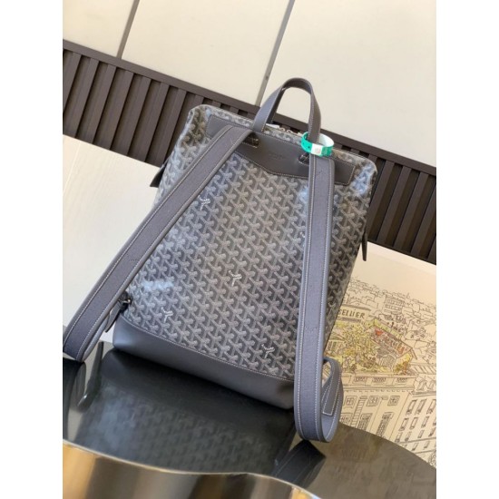 Premio Replica Zaino Goyard Cisalpin Goyardine Grigio False Online