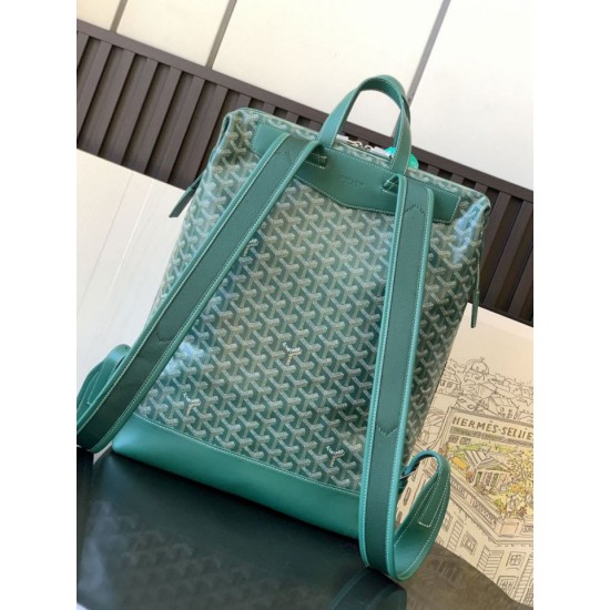 Premio Replica Zaino Goyard Cisalpin Goyardine Verde False Online