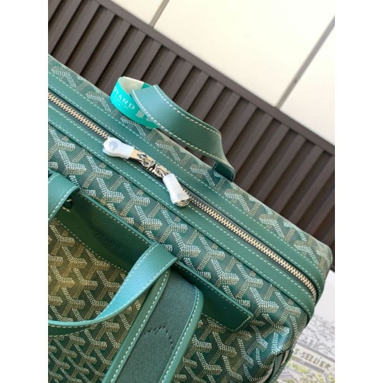 Premio Replica Zaino Goyard Cisalpin Goyardine Verde False Online