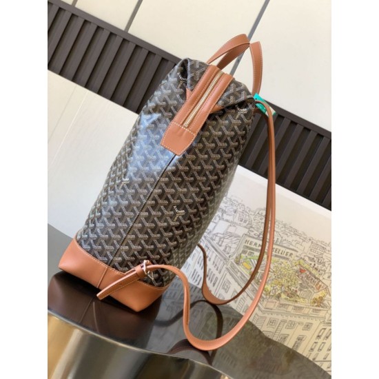 Premio Replica Zaino Goyard Cisalpin Goyardine marrone False Online