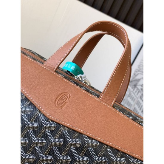 Premio Replica Zaino Goyard Cisalpin Goyardine marrone False Online
