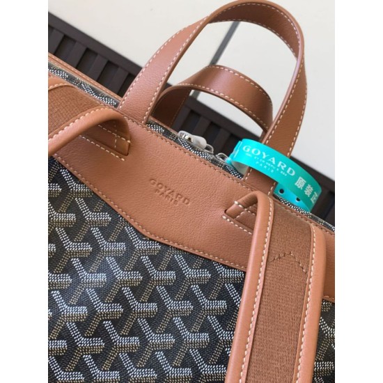 Premio Replica Zaino Goyard Cisalpin Goyardine marrone False Online