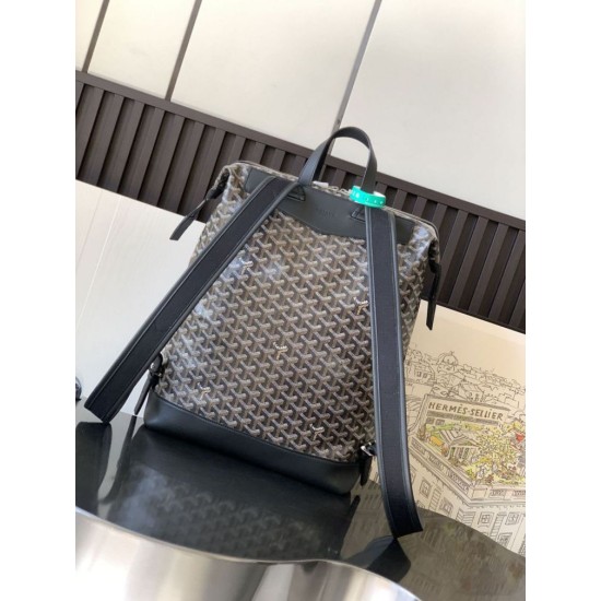 Premio Replica Zaino Goyard Cisalpin Goyardine nera False Online