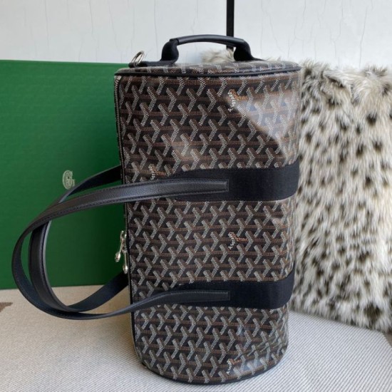 Premio Replica Borsa sportiva classica Goyard Barrel 40 Nero False Online