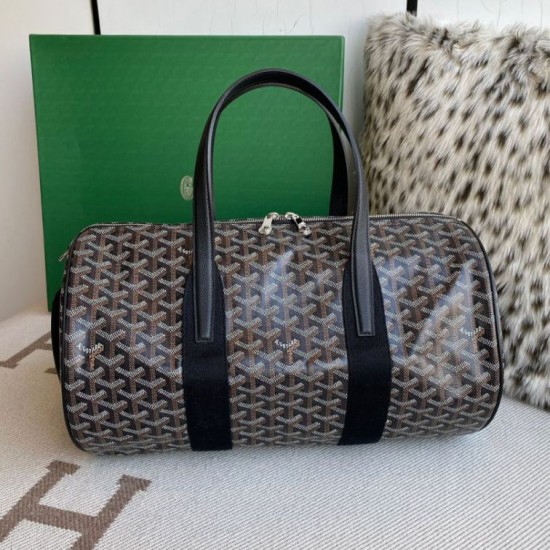 Premio Replica Borsa sportiva classica Goyard Barrel 40 Nero False Online