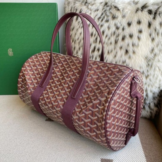 Premio Replica Borsa sportiva classica Goyard Barrel 40 Bordeaux False Online