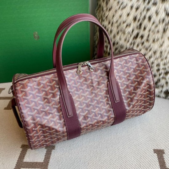 Premio Replica Borsa sportiva classica Goyard Barrel 40 Bordeaux False Online