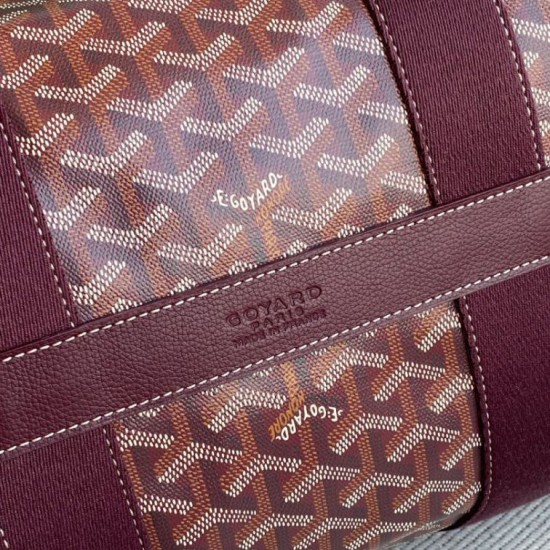 Premio Replica Borsa sportiva classica Goyard Barrel 40 Bordeaux False Online