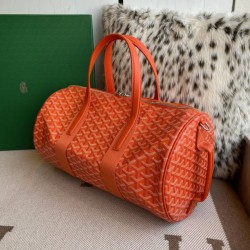 Premio Replica Borsa sportiva classica Goyard Barrel 40 arancia False Online