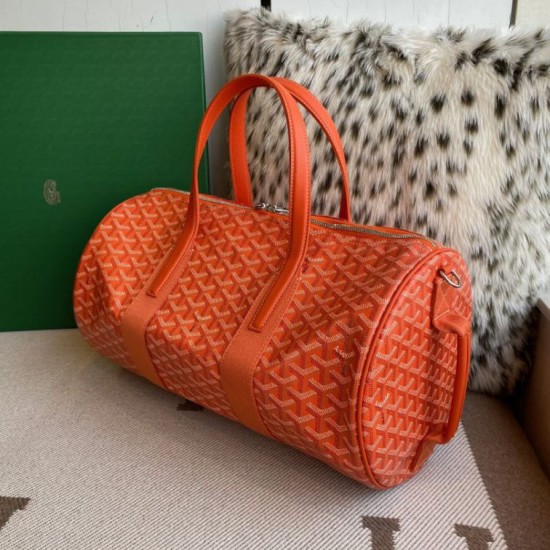 Premio Replica Borsa sportiva classica Goyard Barrel 40 arancia False Online