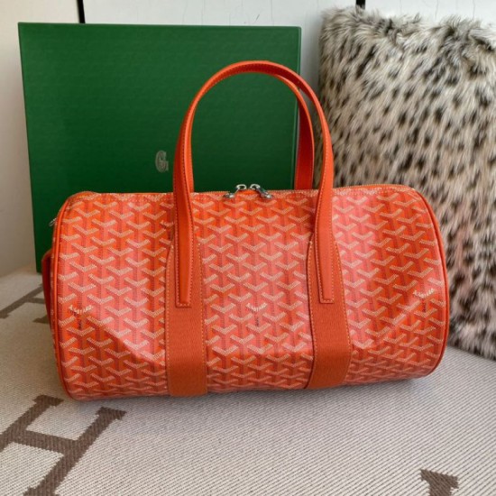 Premio Replica Borsa sportiva classica Goyard Barrel 40 arancia False Online