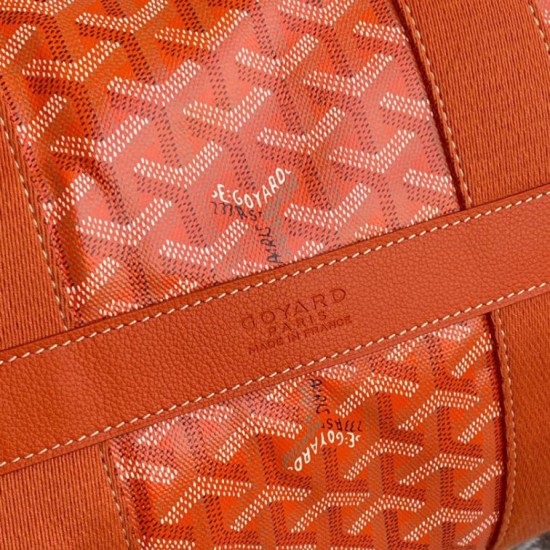 Premio Replica Borsa sportiva classica Goyard Barrel 40 arancia False Online
