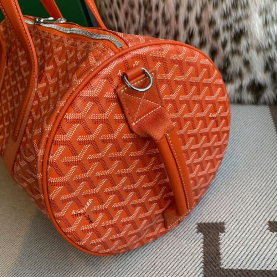 Premio Replica Borsa sportiva classica Goyard Barrel 40 arancia False Online