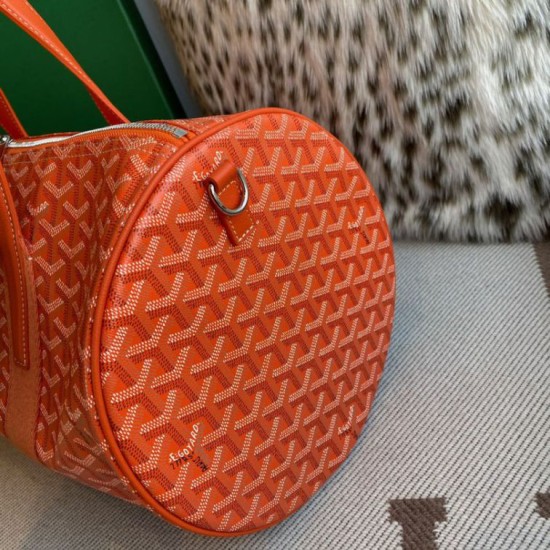 Premio Replica Borsa sportiva classica Goyard Barrel 40 arancia False Online