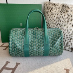 Premio Replica Borsa sportiva classica Goyard Barrel 40 Verde False Online