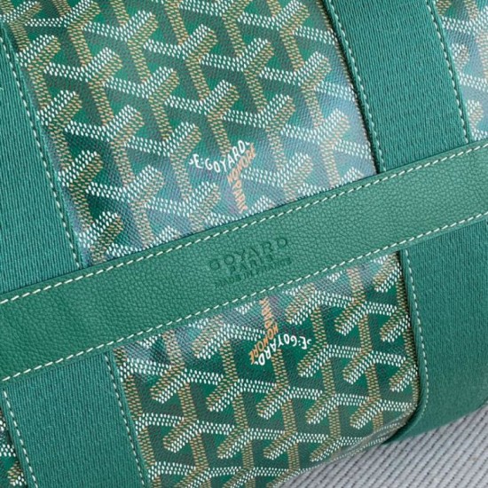 Premio Replica Borsa sportiva classica Goyard Barrel 40 Verde False Online
