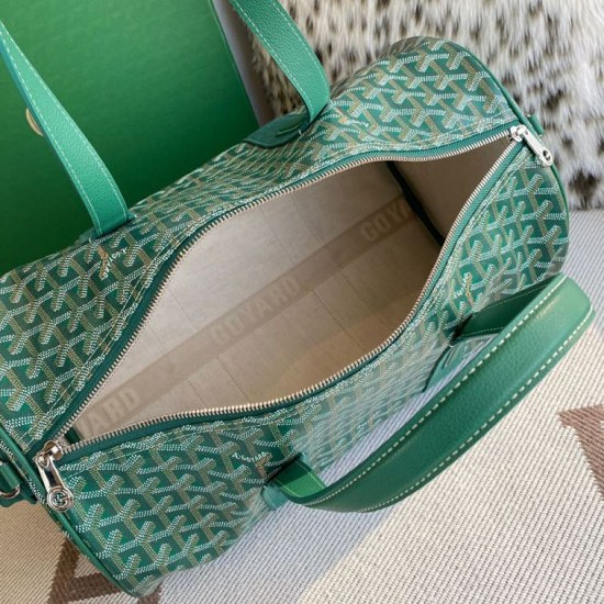 Premio Replica Borsa sportiva classica Goyard Barrel 40 Verde False Online