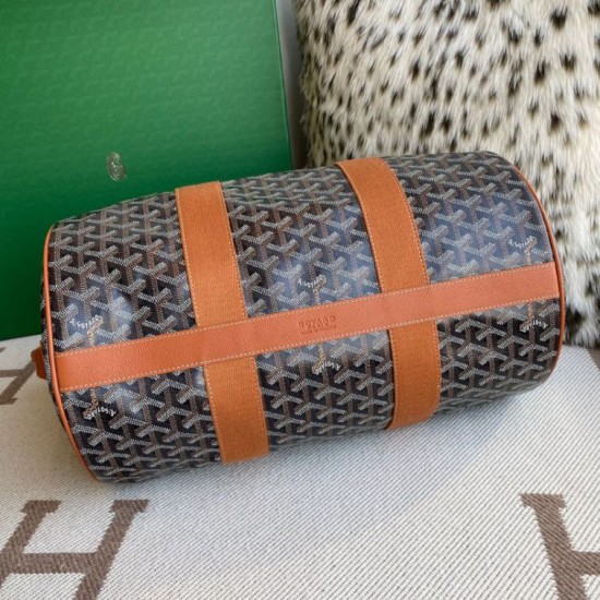 Premio Replica Borsa sportiva classica Goyard Barrel 40 marrone False Online