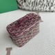 Premio Replica Borsa per il trucco Goyard Nano Muse Vanity Bordeaux False Online